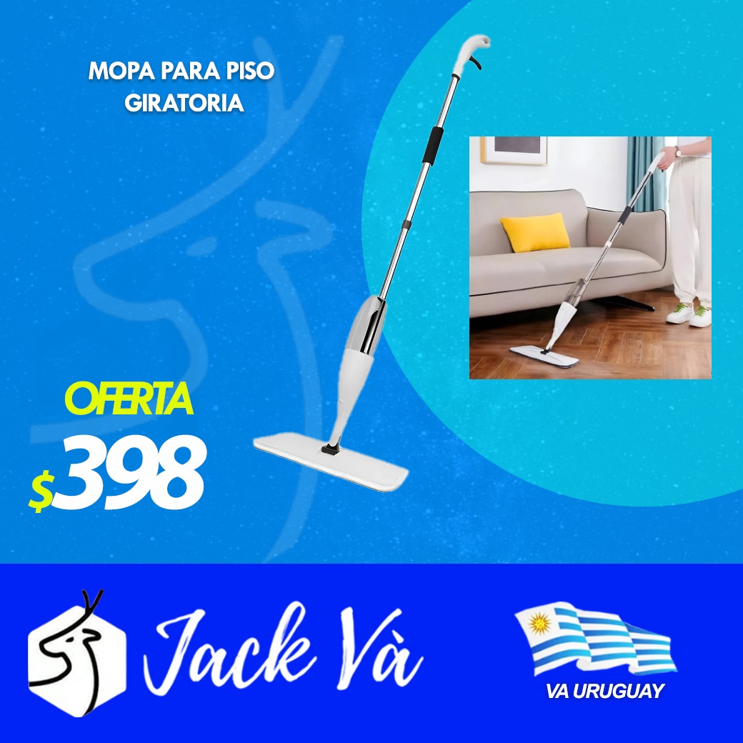 Mopa Giratoria para Pisos con Balde